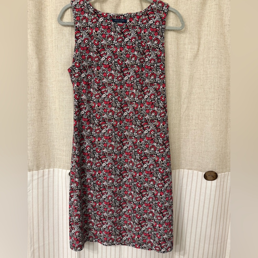 Tommy Hilfiger Red and Black Floral Dress